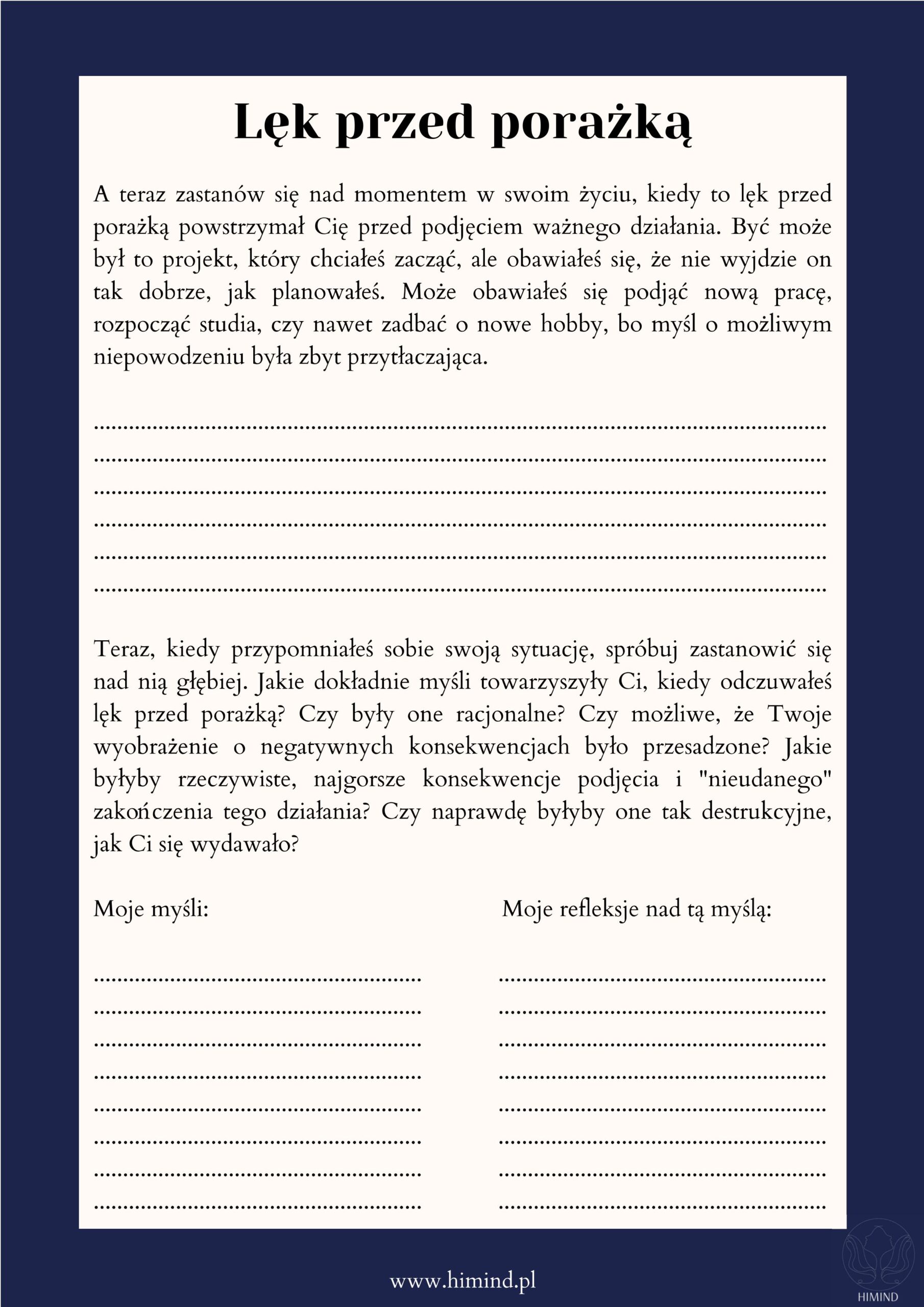 Prokrastynacja - workbook 3 Prokrastynacja - workbook - obrazek 3