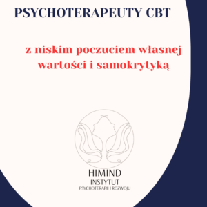 Teczka pracy psychoterapeuty CBT z samokrytyką i niskim poczuciem własnej wartości